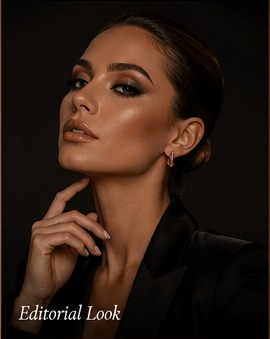 Editorial makeup look