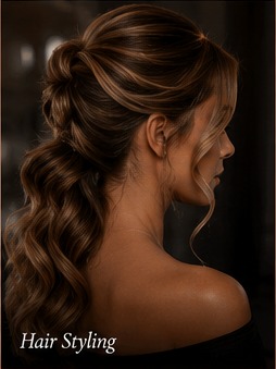 Elegant hair styling